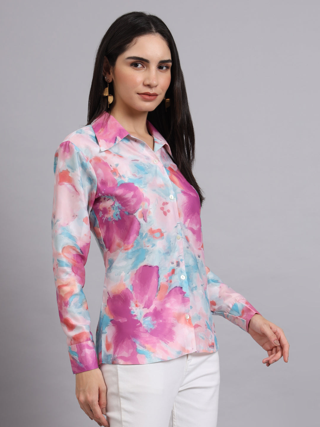 Floral watermark shirt