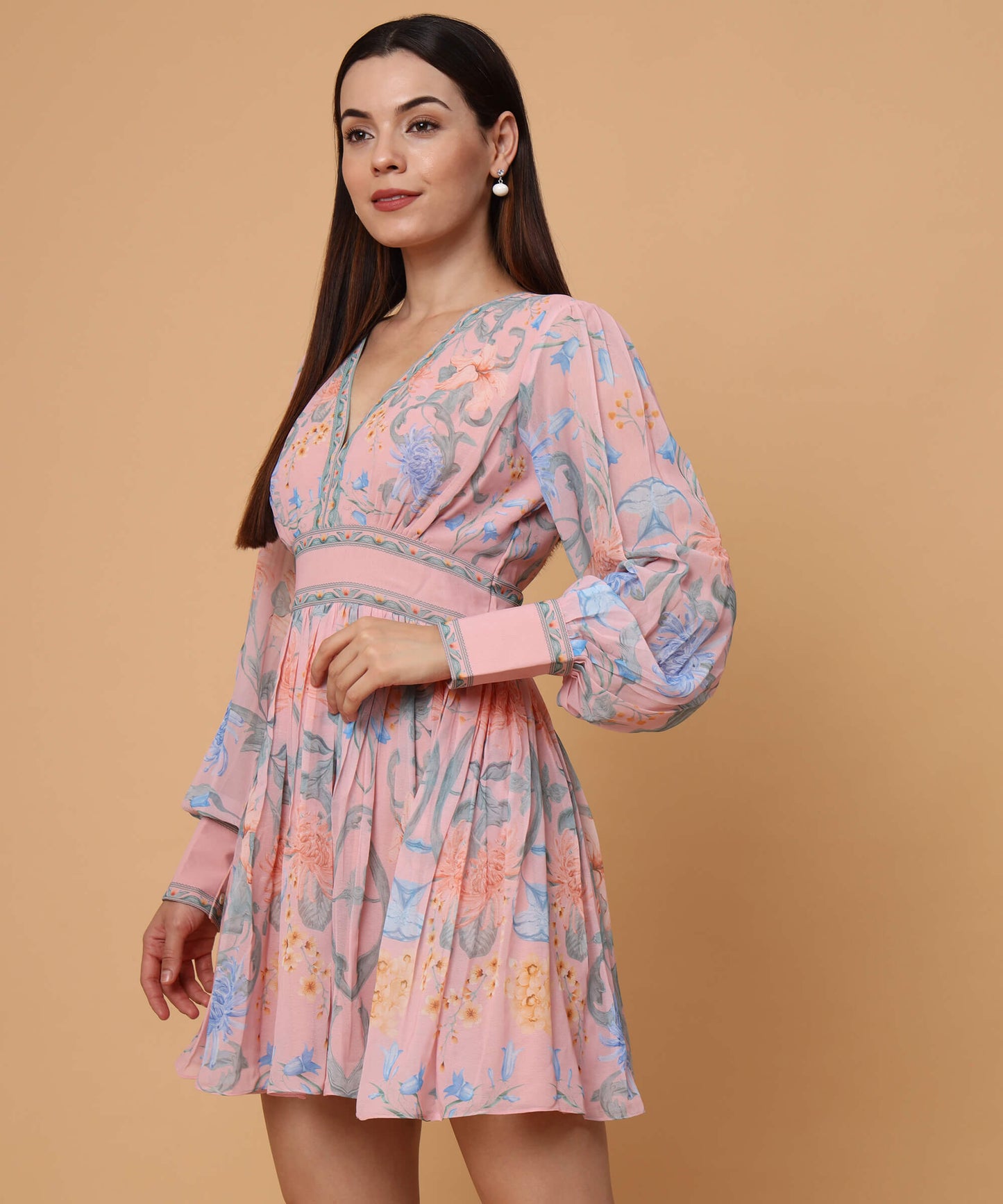 Peach short blossom sleeves dreaming in dutch