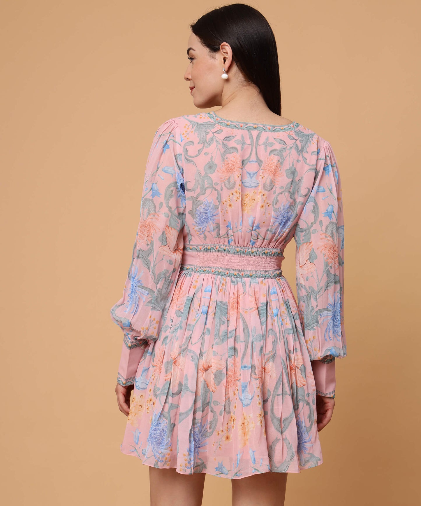 Peach short blossom sleeves dreaming in dutch