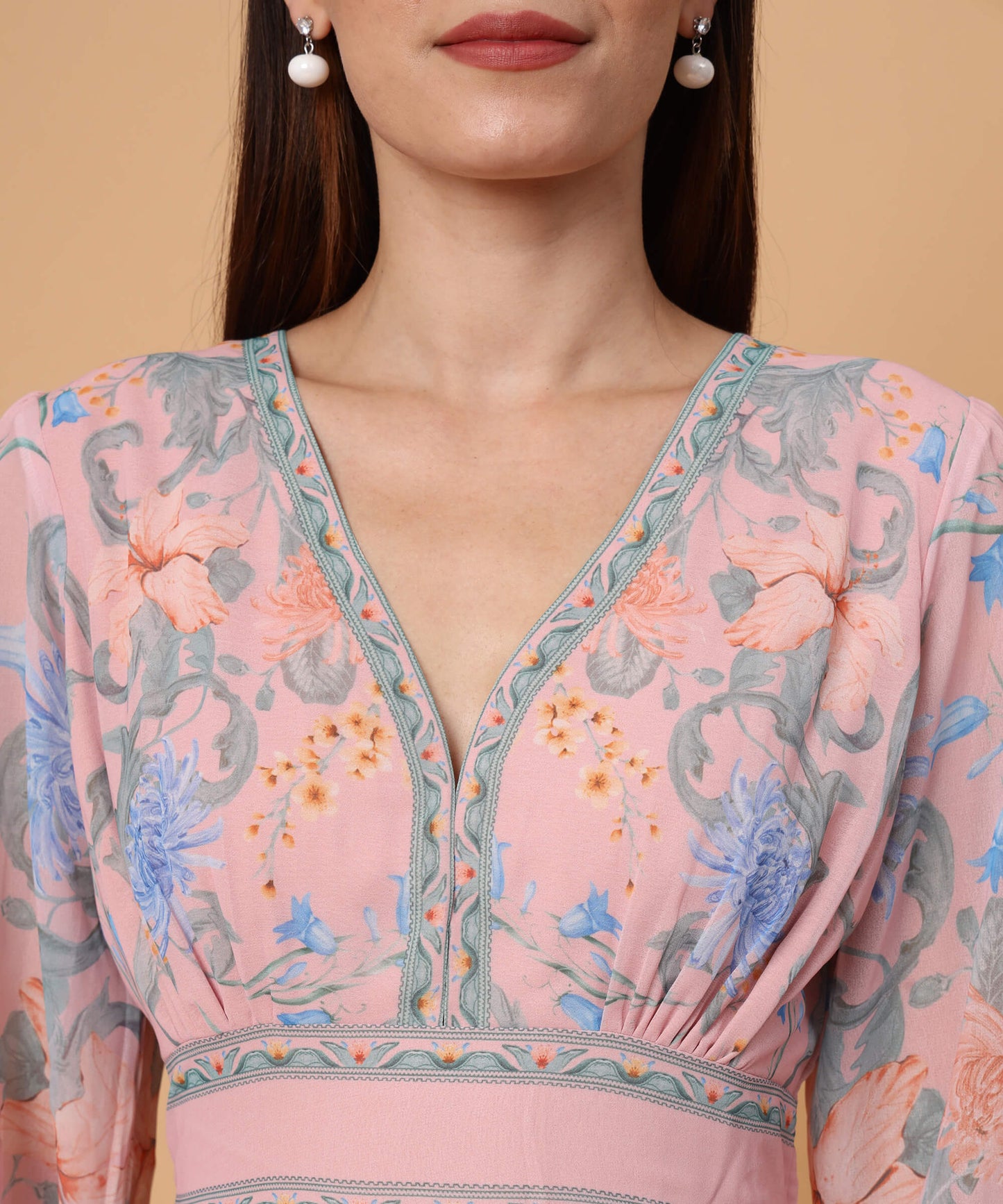 Peach short blossom sleeves dreaming in dutch