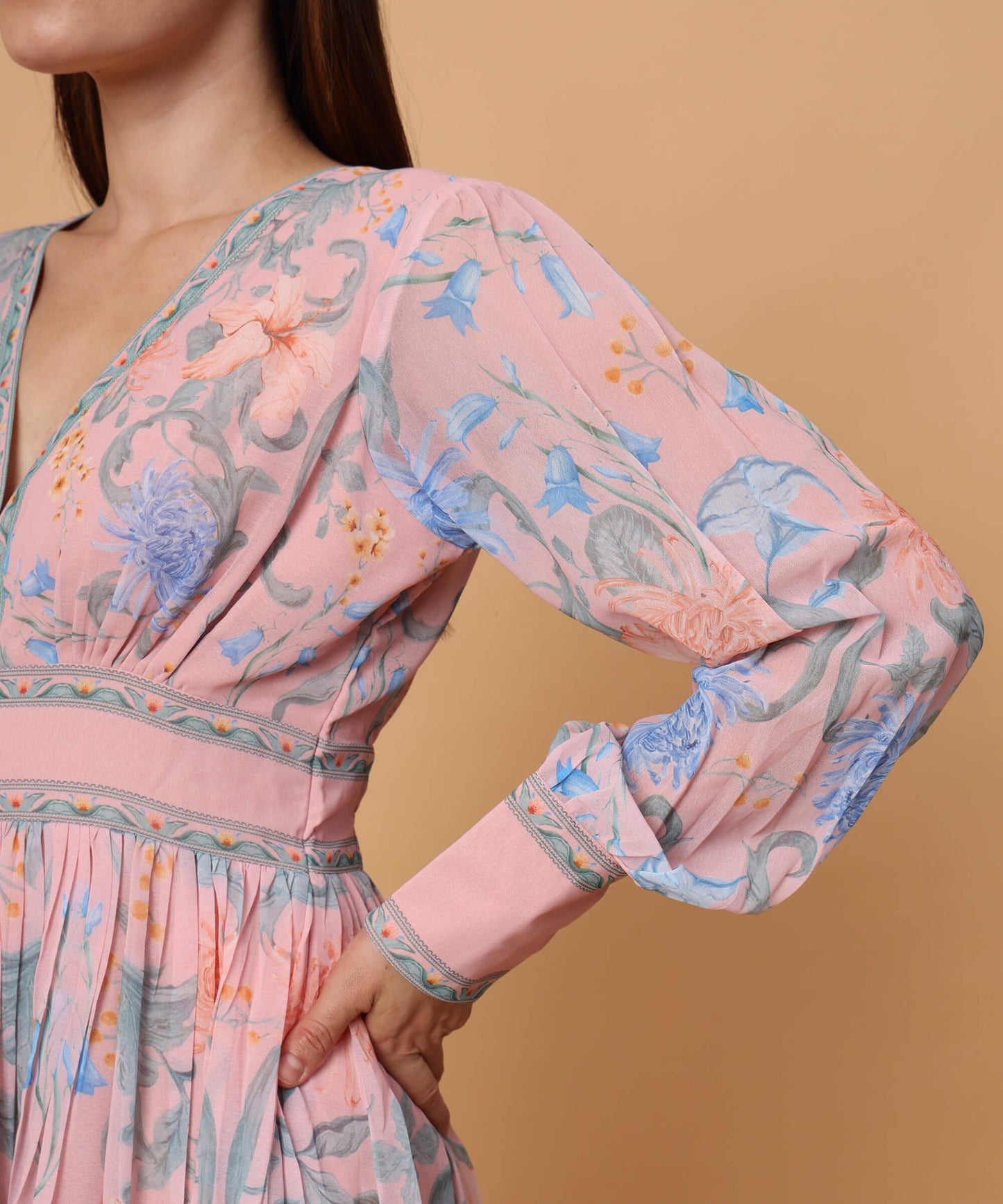 Peach short blossom sleeves dreaming in dutch